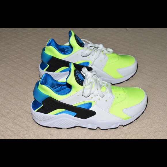 BRAND NEW WITH BOX Huarache Scream Green Remix - Picture 2 of 6